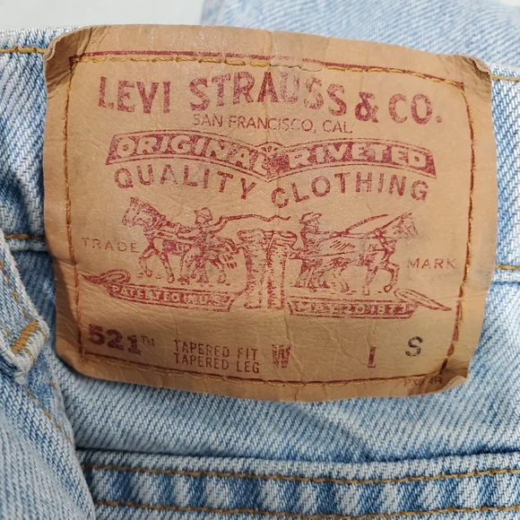 Vintage 521 Levi’s 25 USA Made - Picture 6 of 14